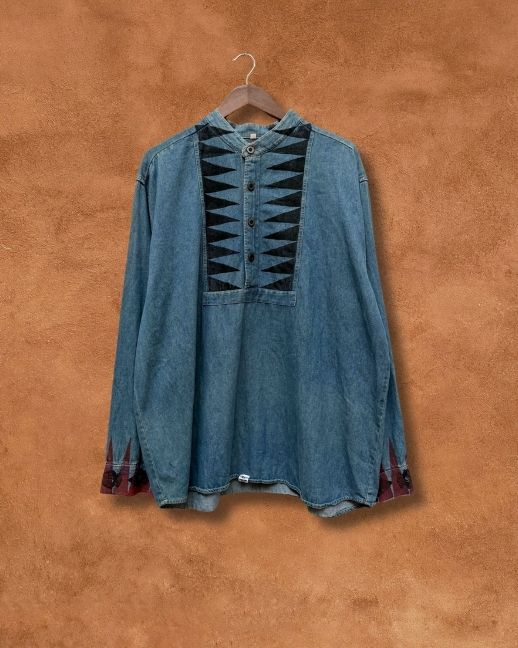 Expect Us Western Shirt 52 x 33 by Running Horse Studio