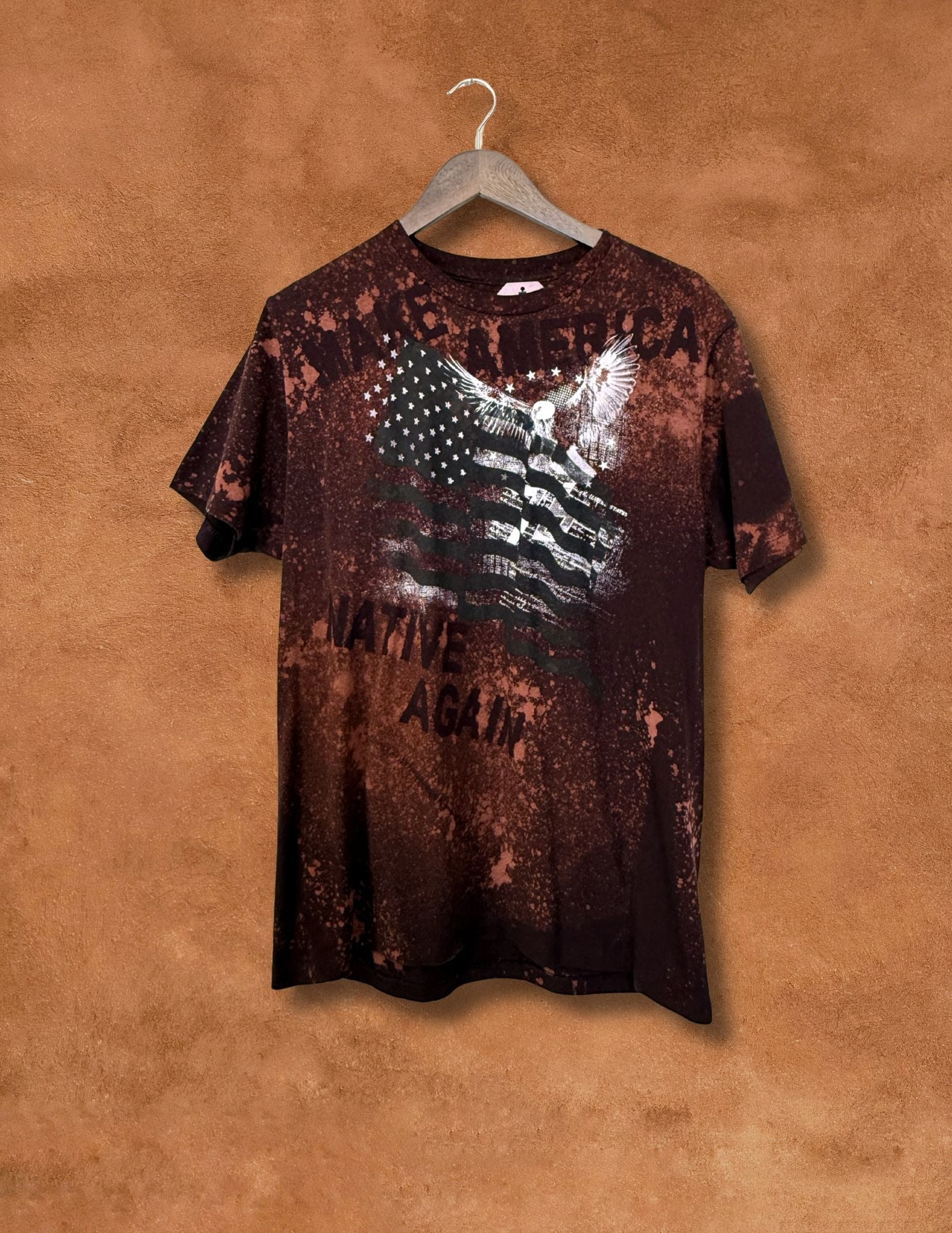Upcycled Vintage Tee- 42 x 29 Make America