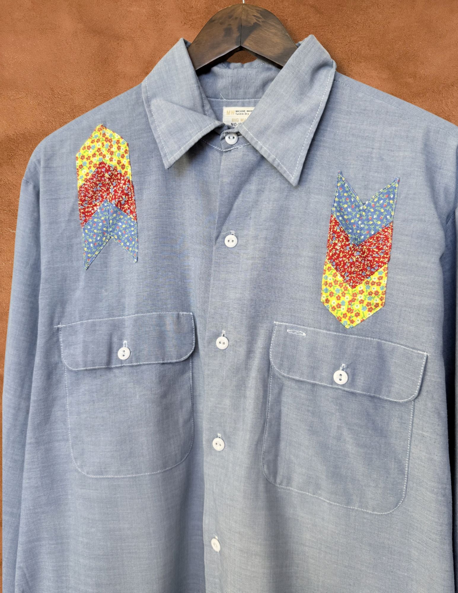 Vintage 70s Appliqu Western Shirt 46 x 30 Vintage 70s Appliqu Western Shirt 46 x 30