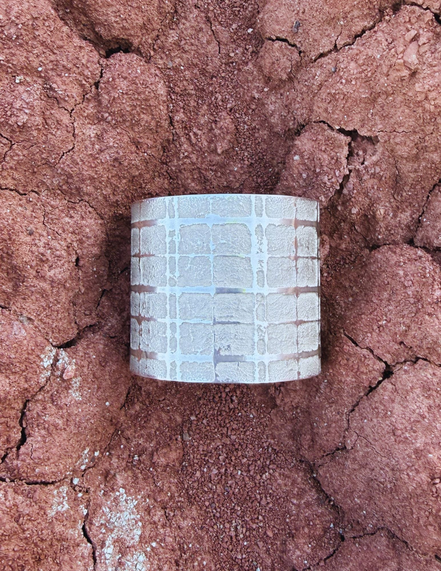 ++ Navajo Made Sterling Silver Plaid Cuff++ by  Diné artist Gino Antonio