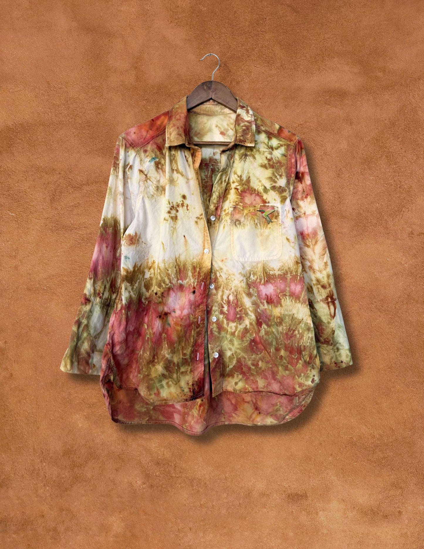 Upcycled Vintage Lyocell Shirt 42 x 26