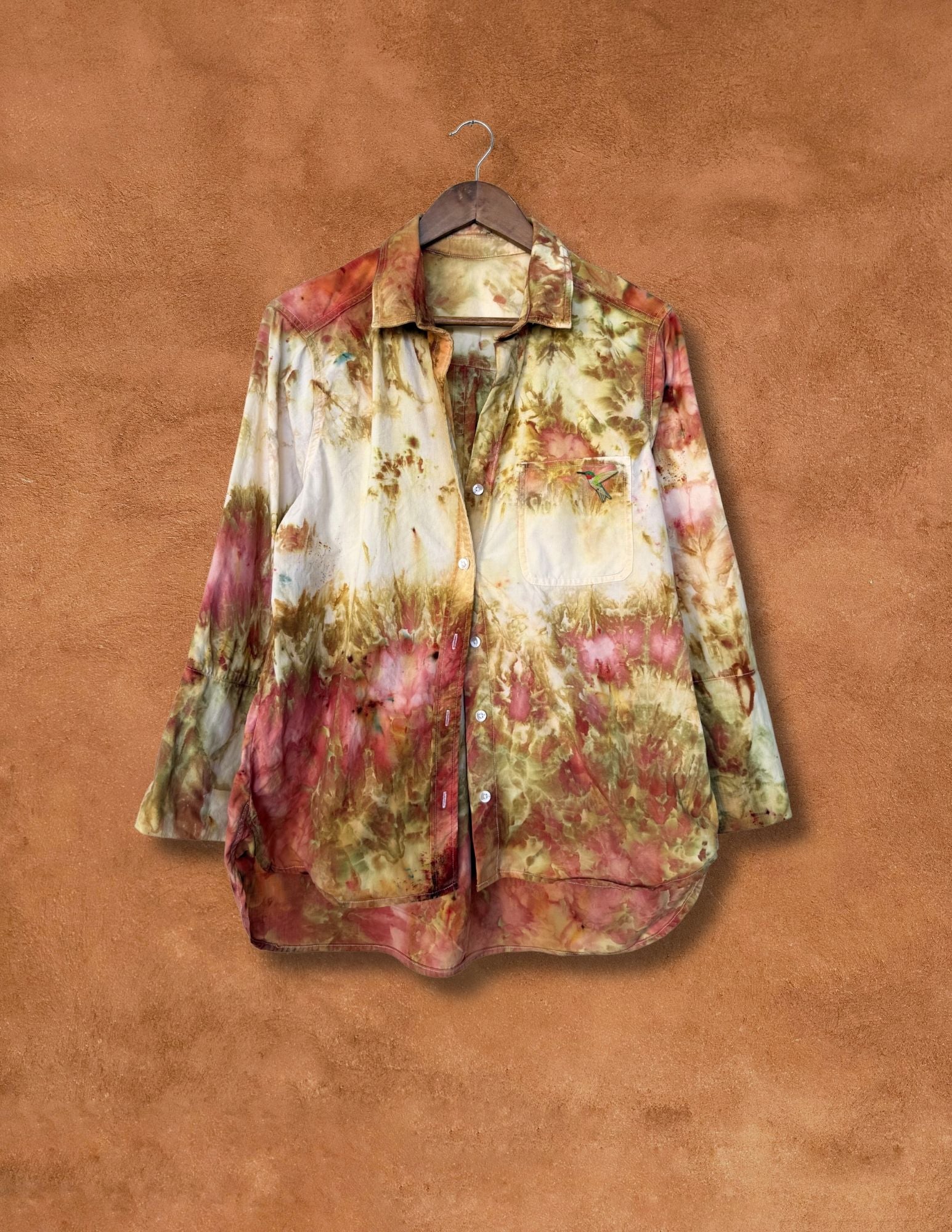 Upcycled Vintage Lyocell Shirt 42 x 26