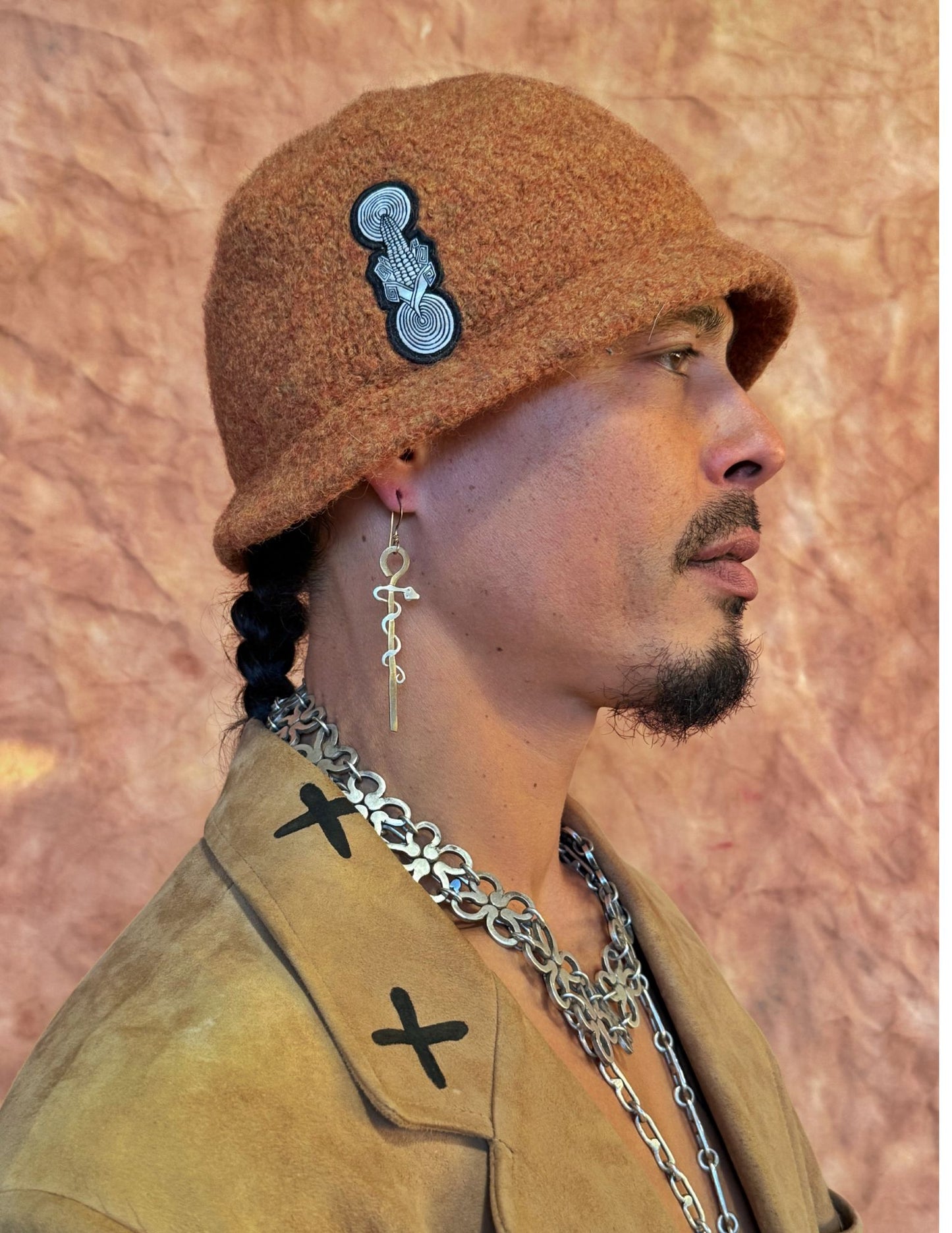 Neoancient Cadeceus Earrings