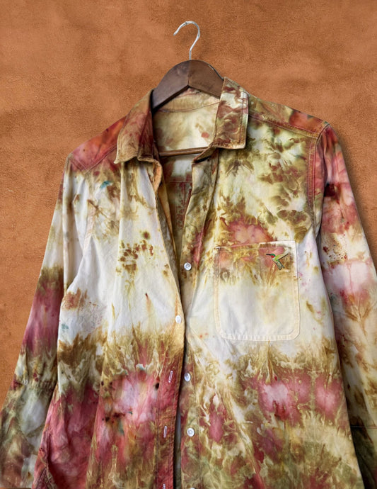 Upcycled Vintage Lyocell Shirt 42 x 26