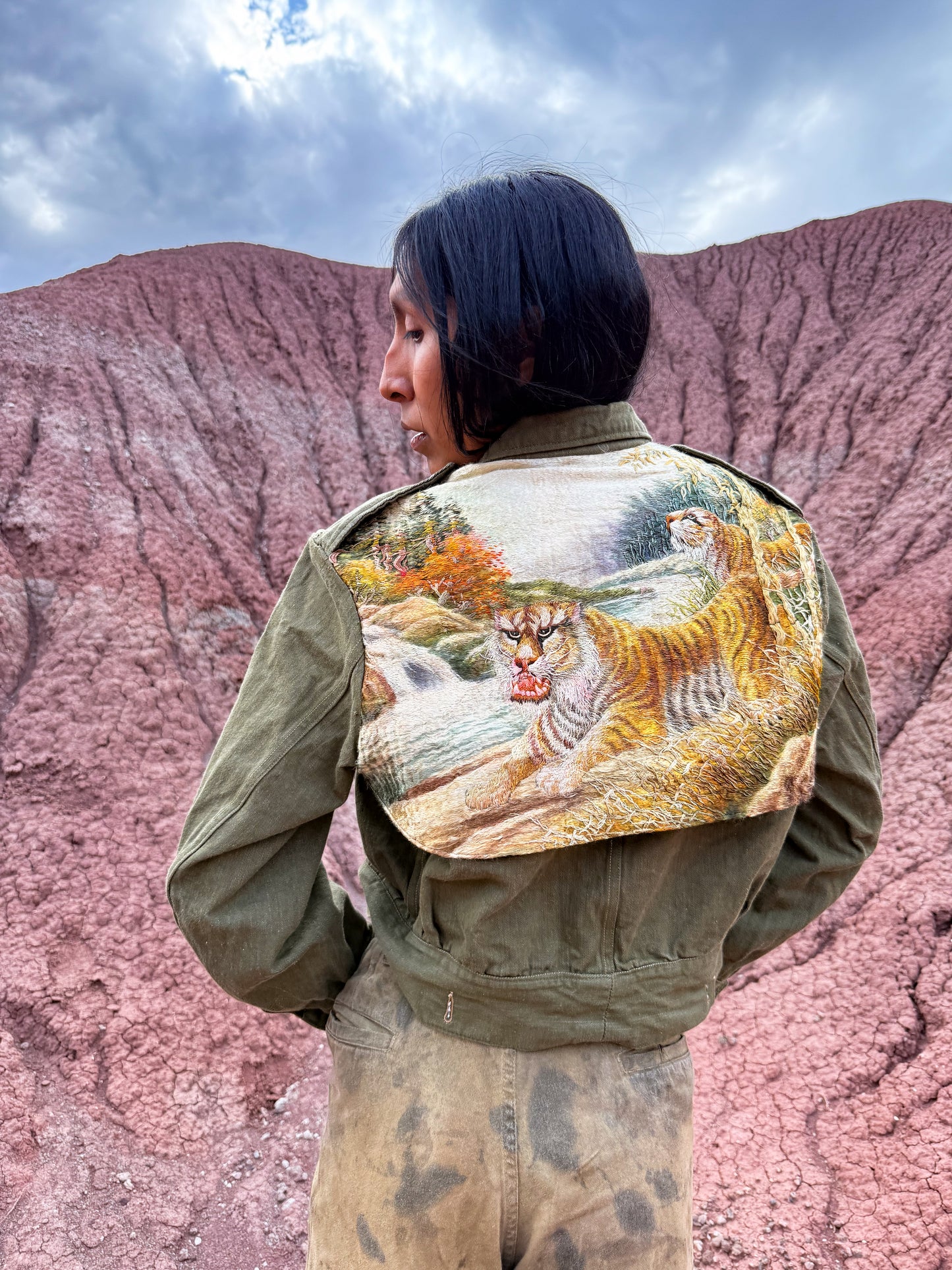 Upcycled Vintage Military Jacket