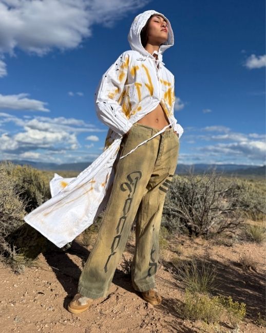 Upcycled Vintage Military Hoodie X The Son of Picasso