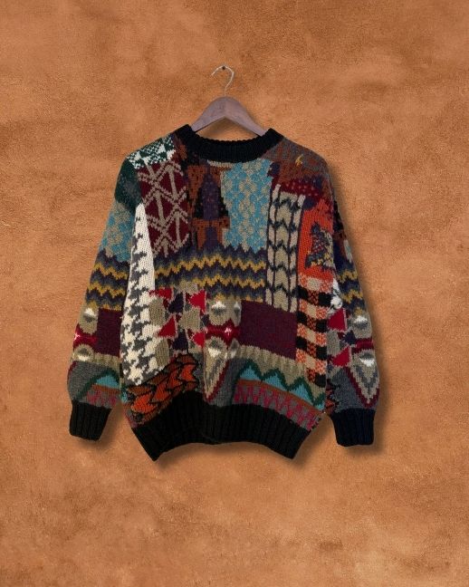 Vintage 80s Graphic Sweater