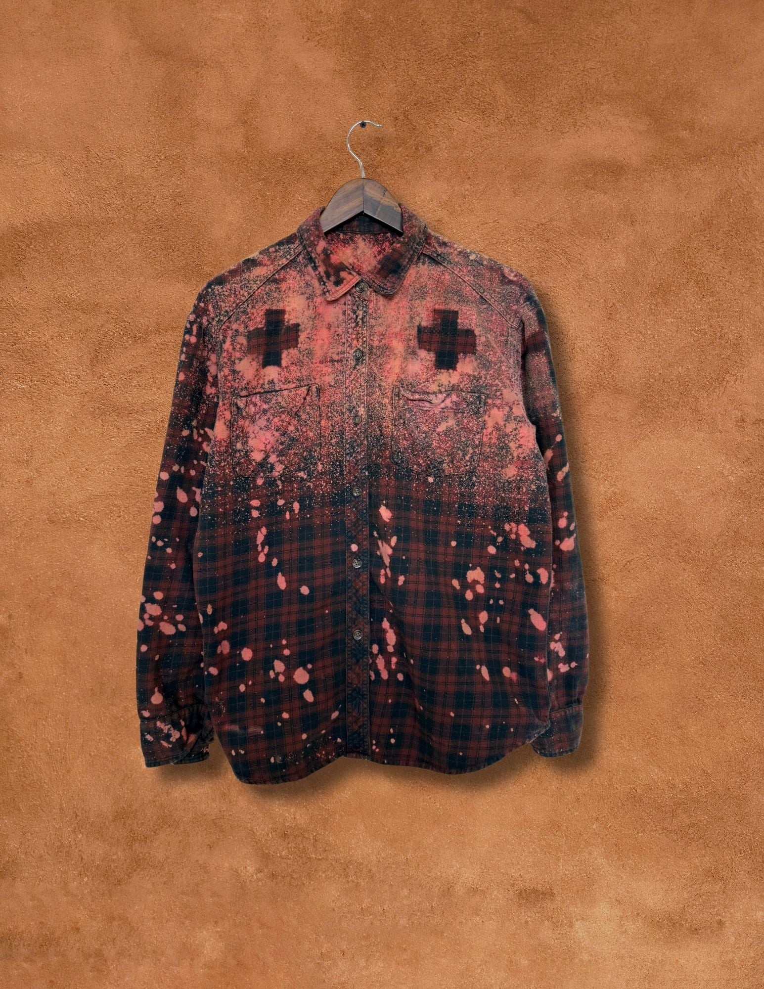 Upcycled Vintage Plaid Flannel Shirt - 7 of 44