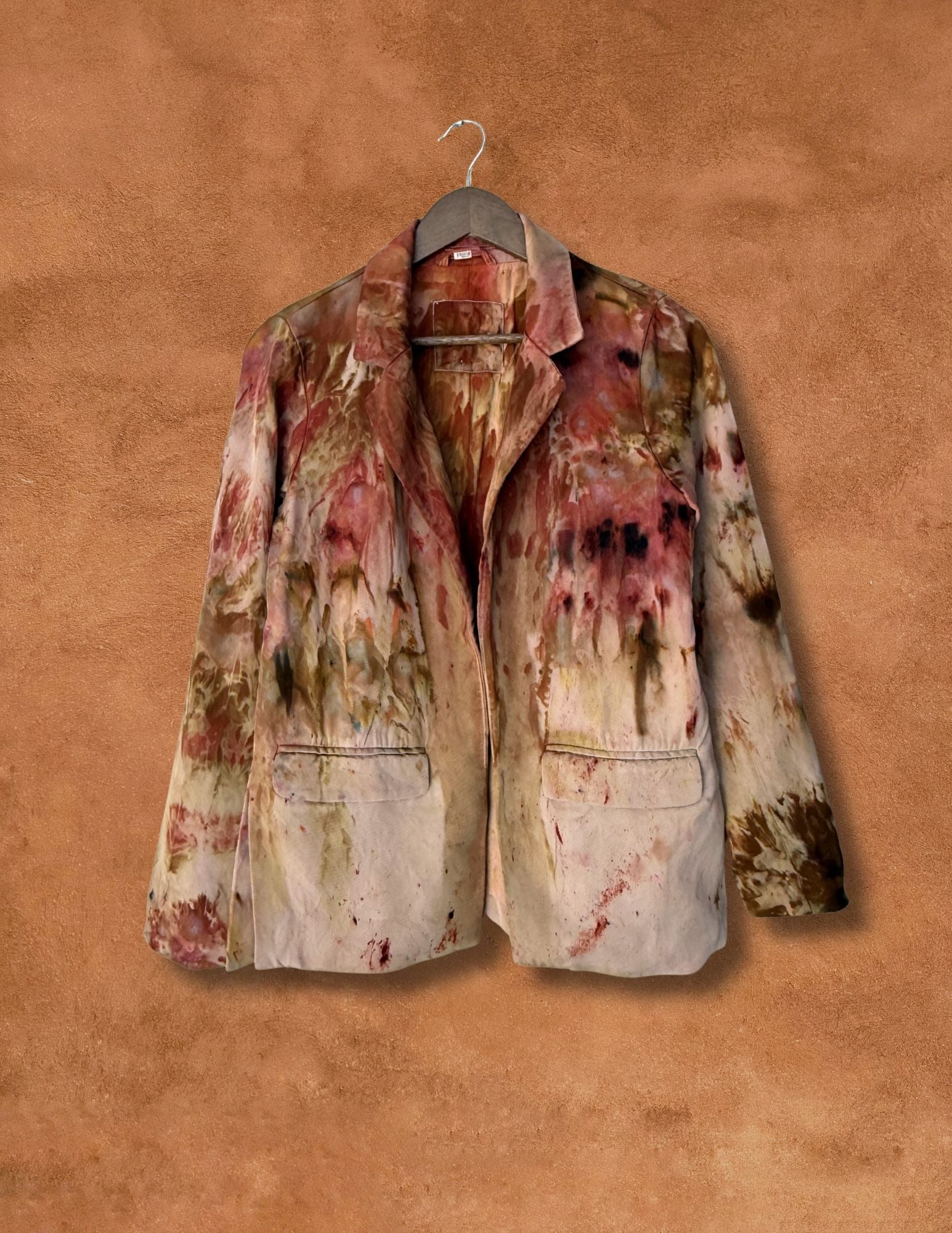 Upcycled Vintage Hand dyed Blazer 38 x 32