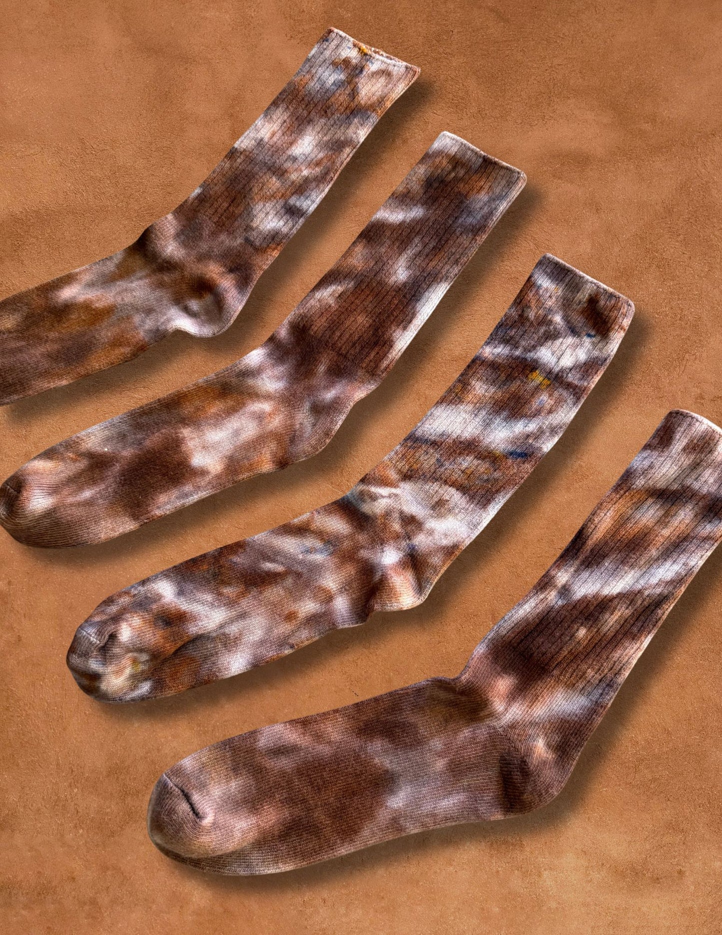 Limited Edition Hand Dyed Softest Socks- Timber