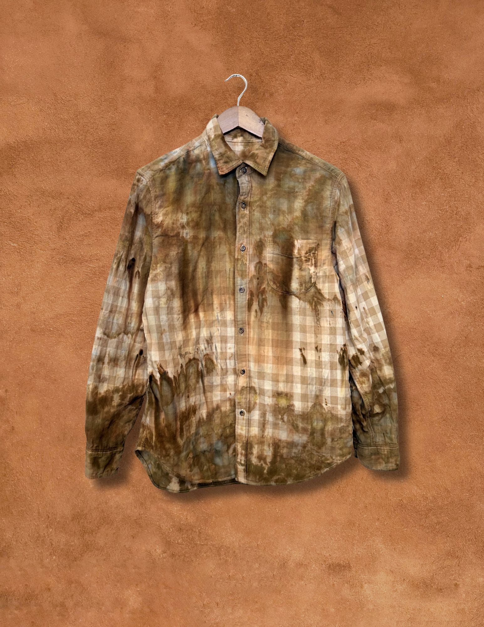 Upcycled Vintage Check Shirt 42 x 29