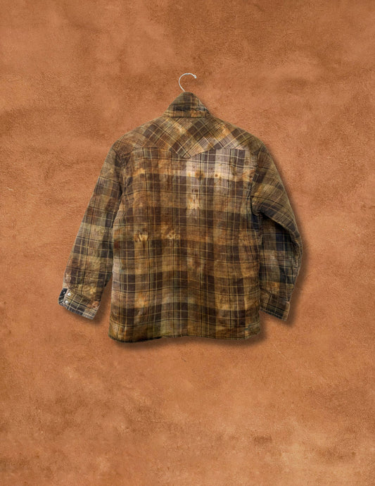 Upcycled Vintage Plaid Flannel Jacket - 38 of 44