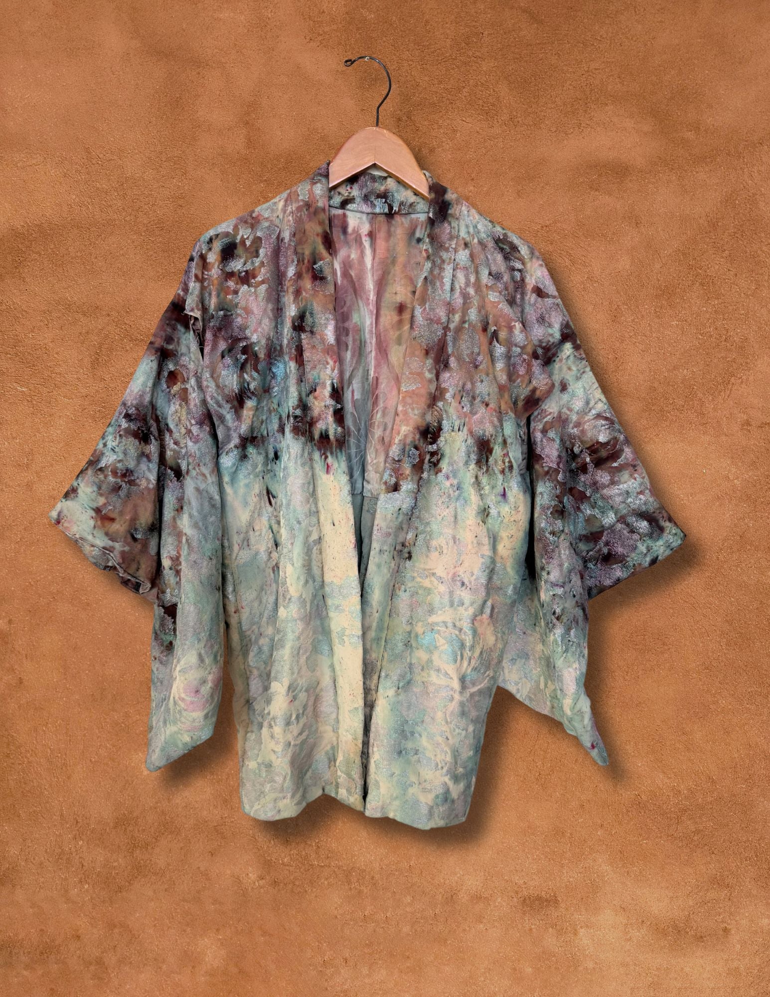 Upcycled Vintage Silk Kimono Jacket