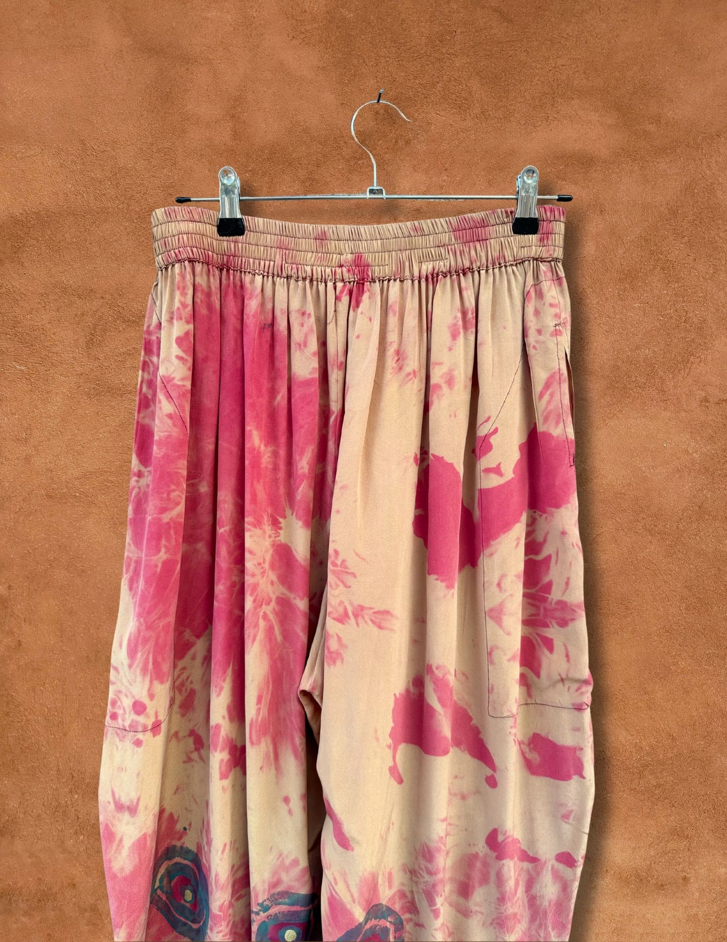 Vintage Silk Handpainted Desert Set