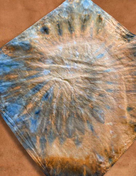 Limited Edition Hand Dyed Organic Cotton Bandana -Radiant