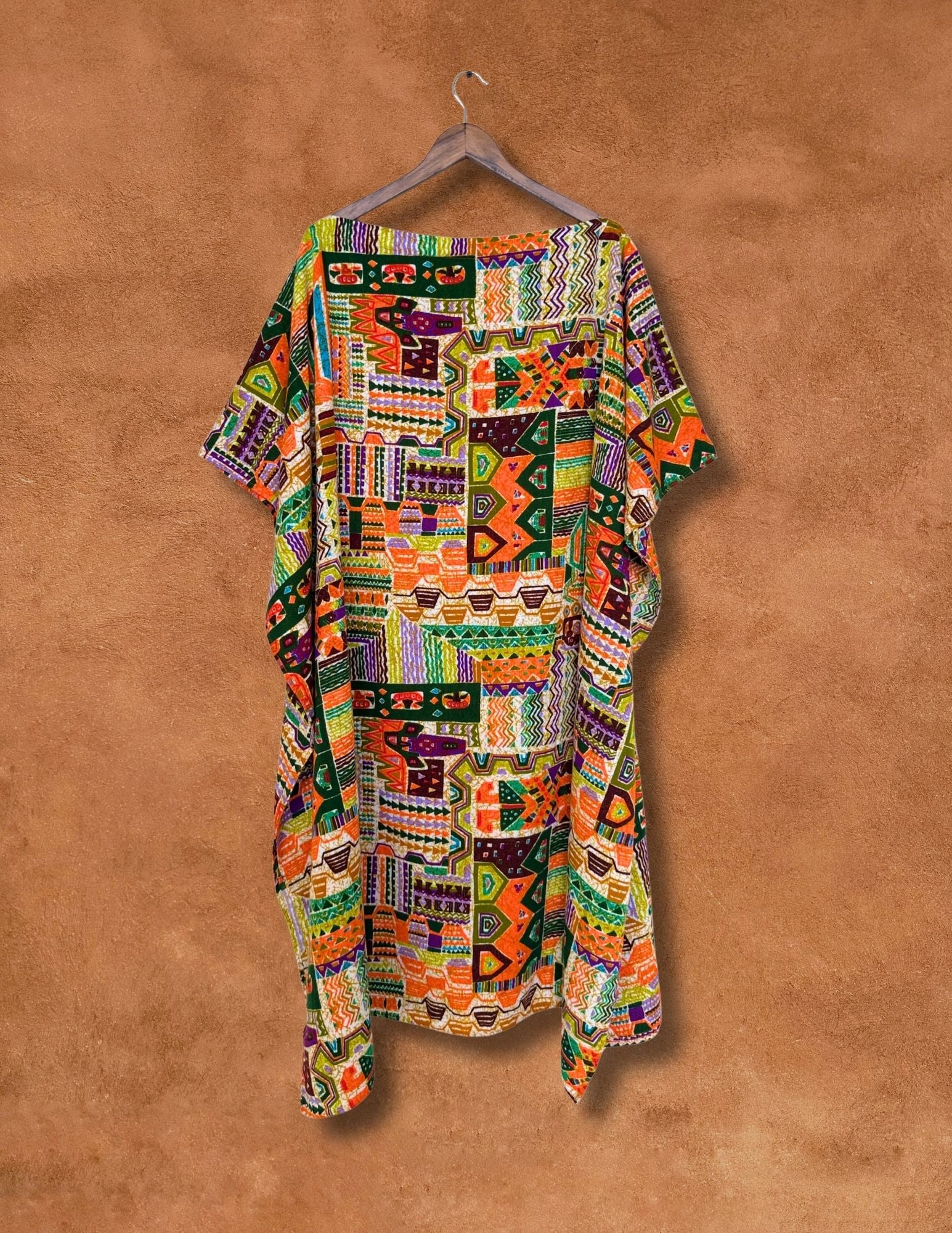 Upcycled Vintage Bark Cloth Top