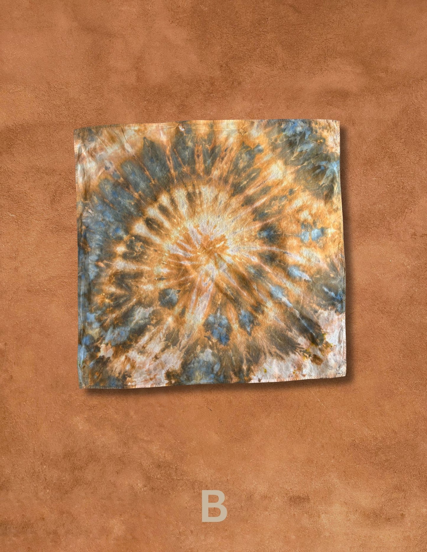 Limited Edition Hand Dyed Organic Cotton Bandana -Radiant