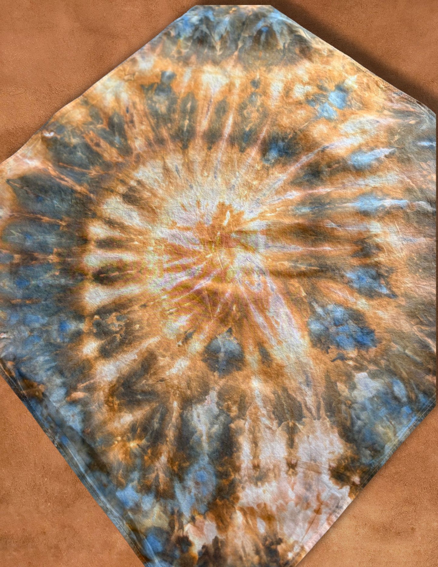 Limited Edition Hand Dyed Organic Cotton Bandana -Radiant