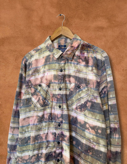 Upcycled Vintage Plaid Flannel Shirt - 18 of 44