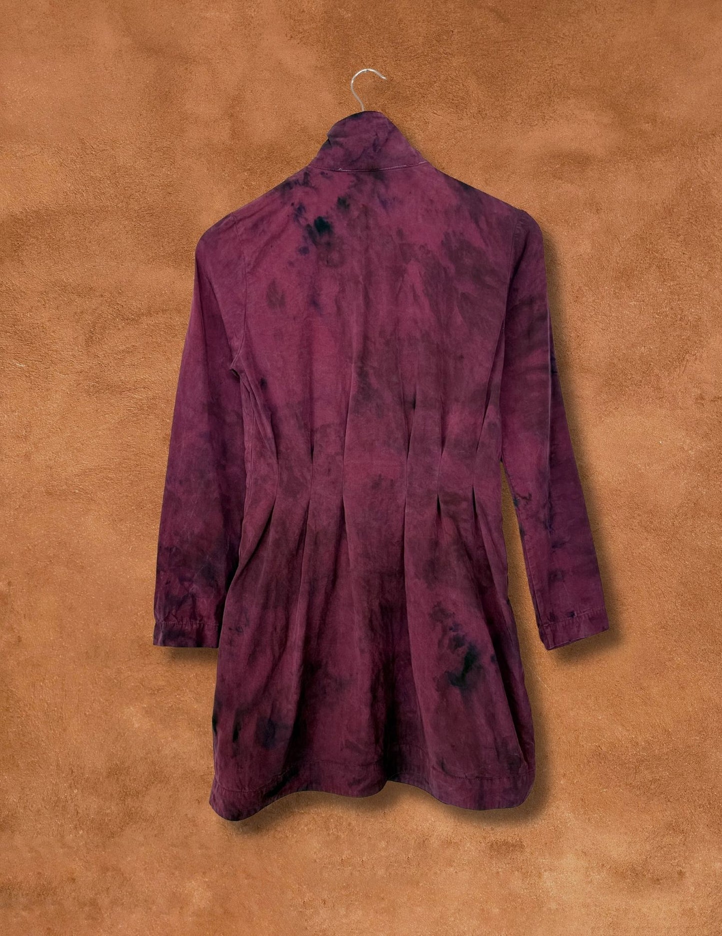 Upcycled Vintage Lyocell Tunic Top - Cactus Flower 36 x 33