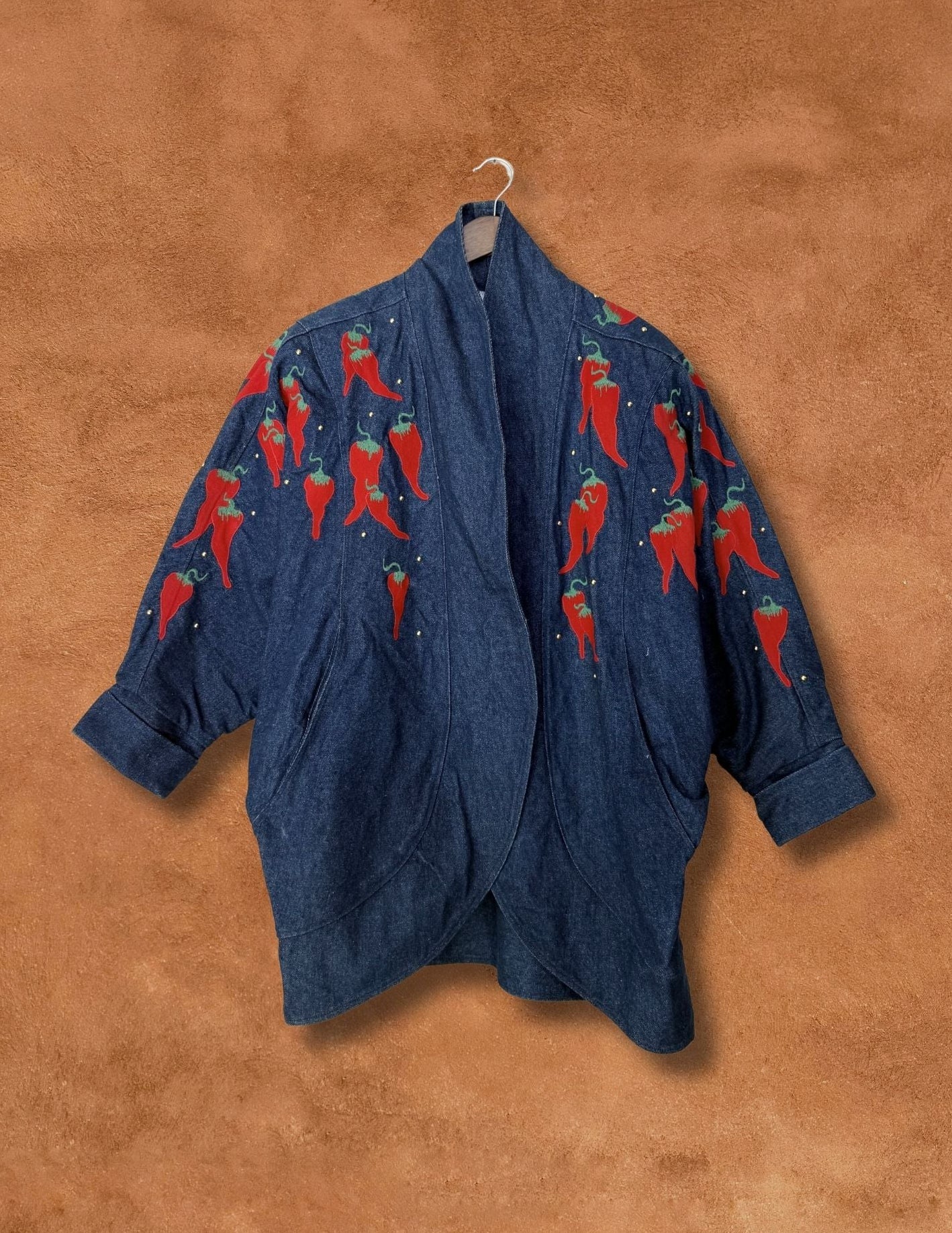 Vintage 80s Red Hot Southwest Jacket 56 x 33