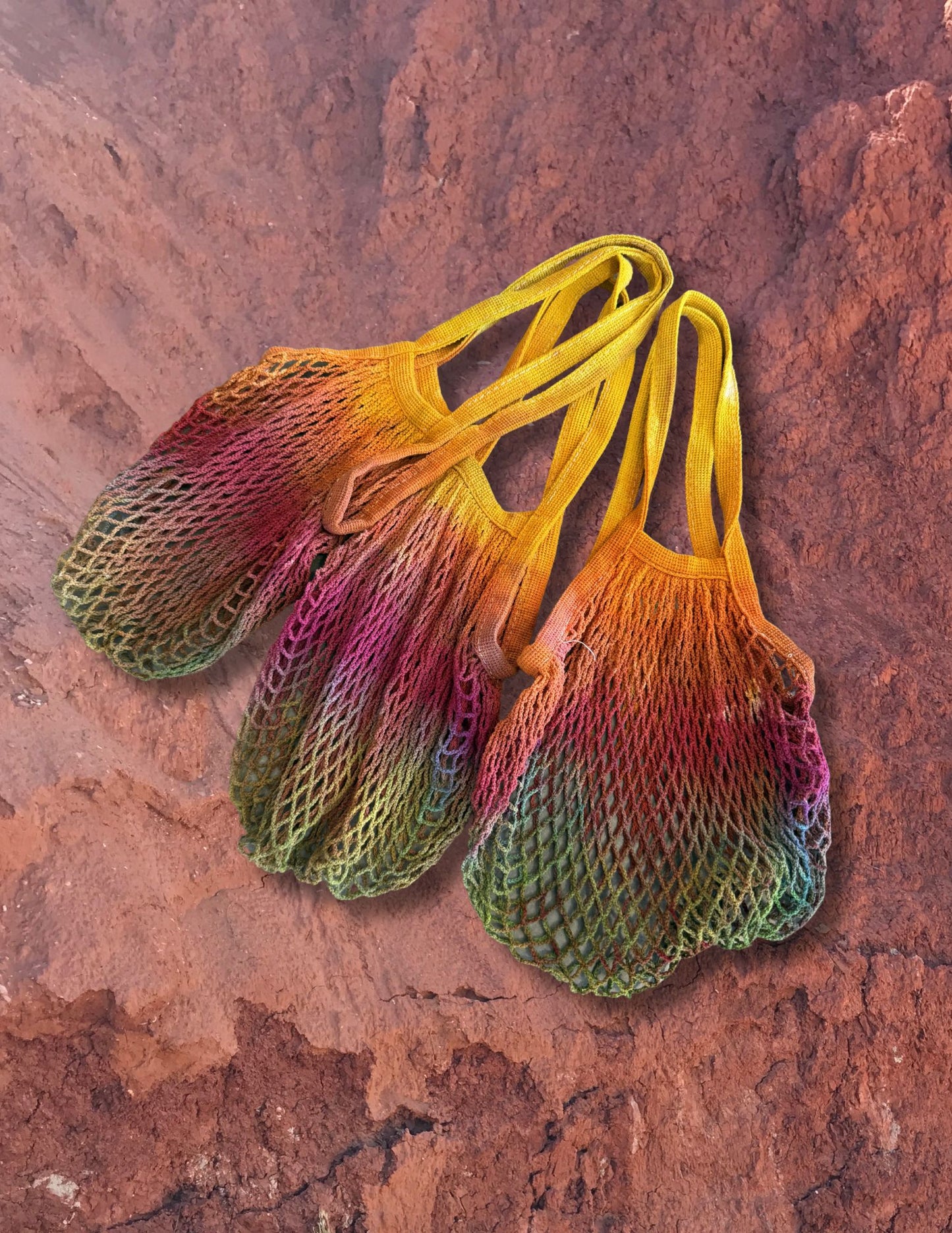 4KINSHIP Hand Dyed Farmers Market Bags