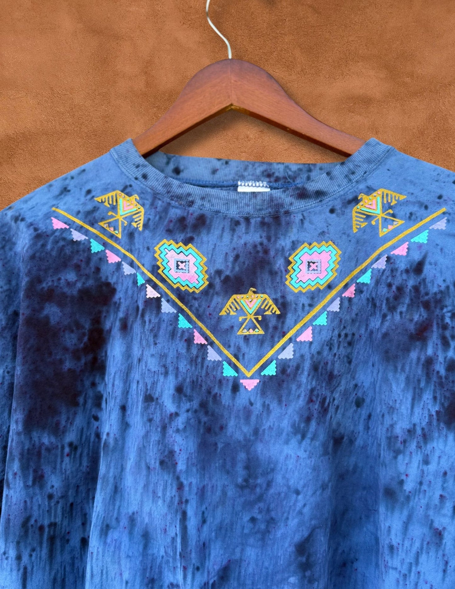 Upcycled 80s Vintage Southwest Tee