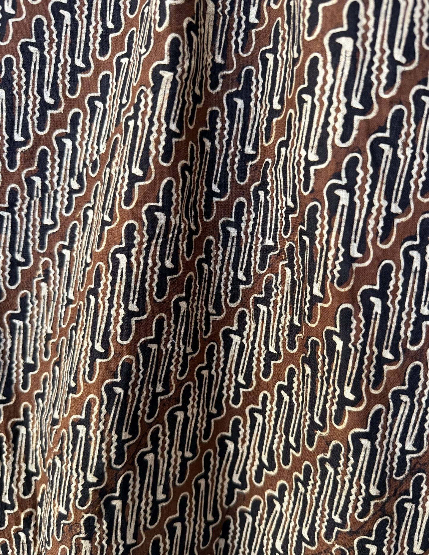 Vintage 70s Handmade Batik Skirt 24 x 36
