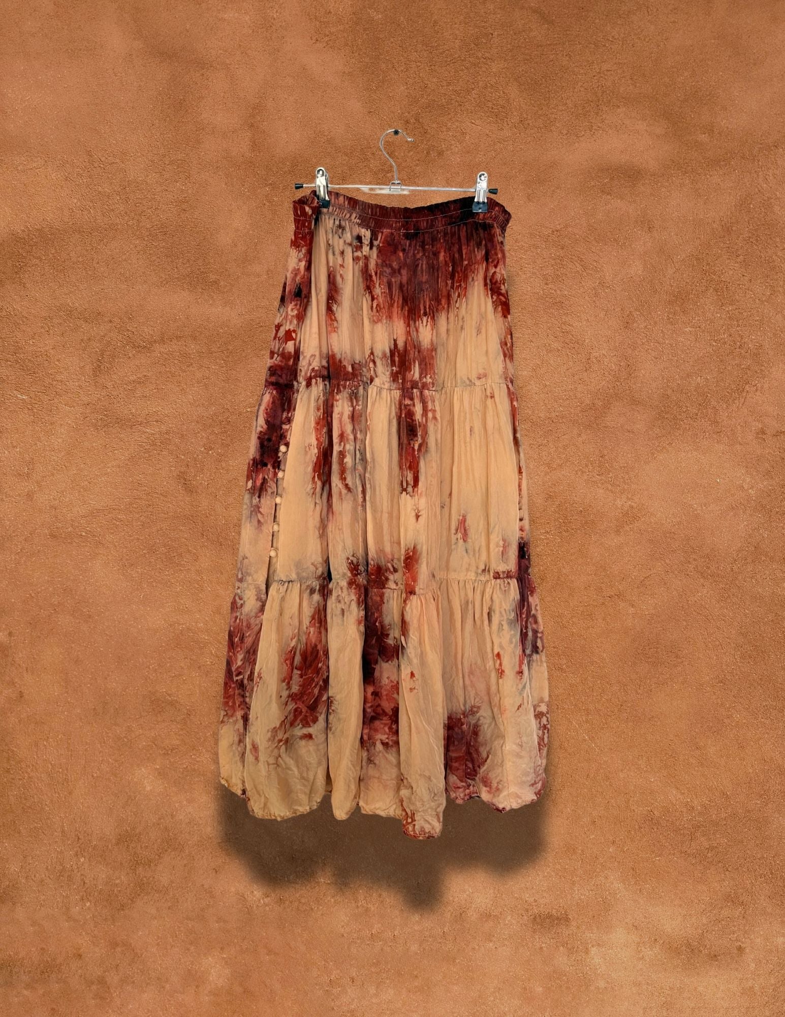 Upcycled Vintage 80s Tiered Skirt