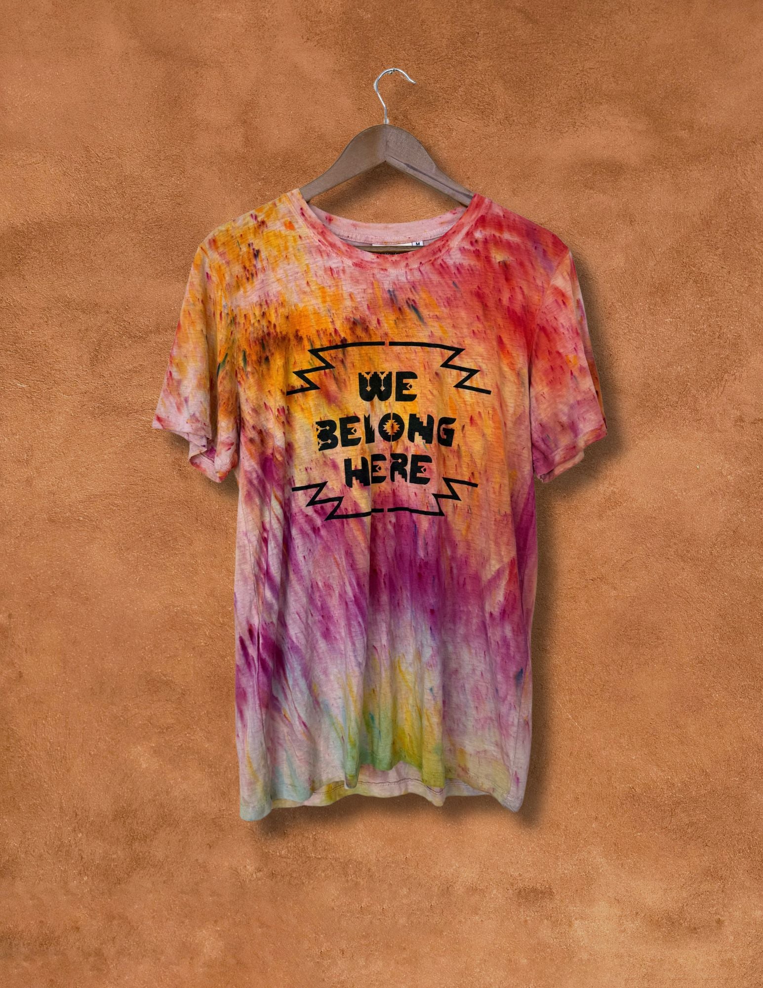 Limited Edition Hand Dyed WE BELONG HERE Tee - M