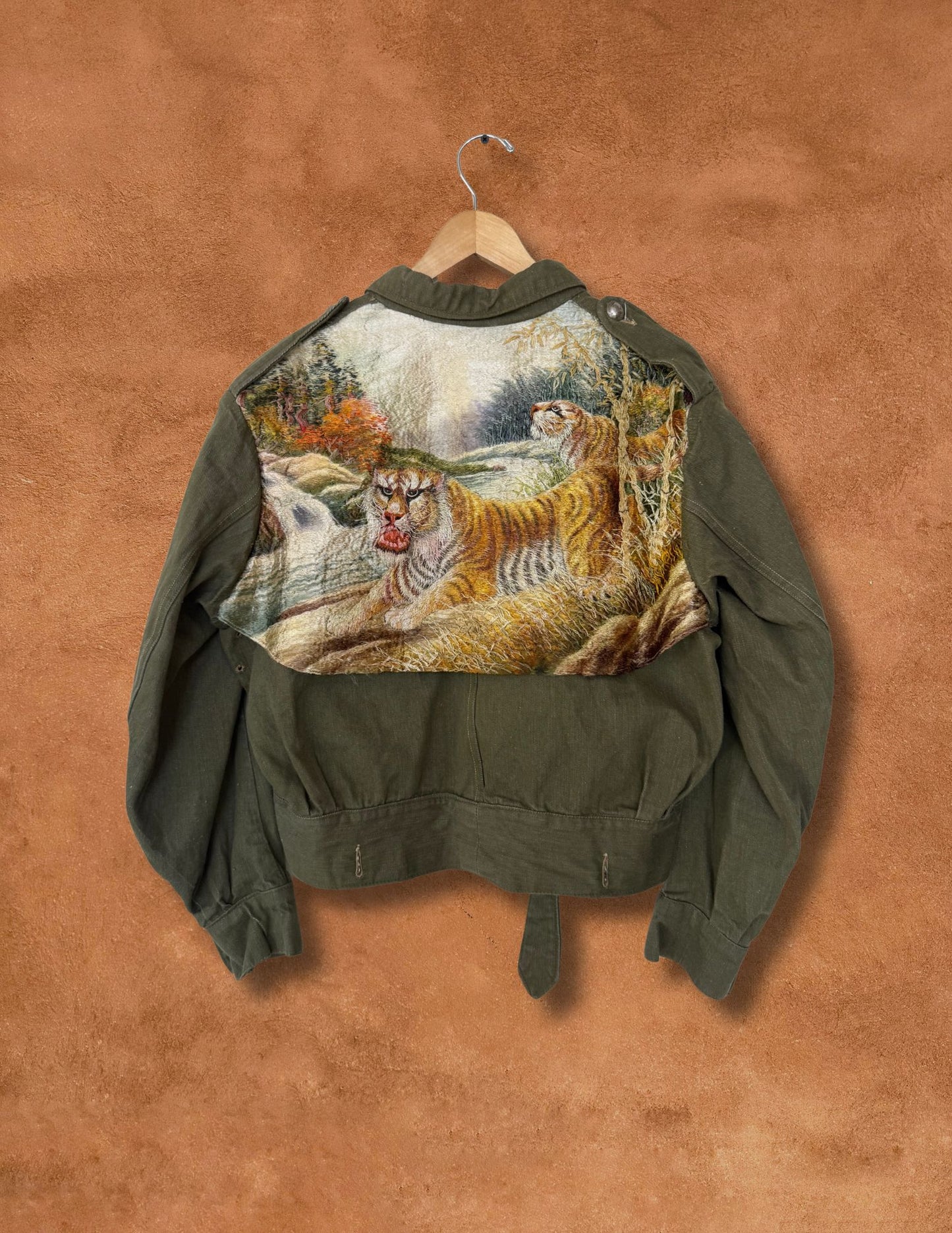 Upcycled Vintage Military Jacket