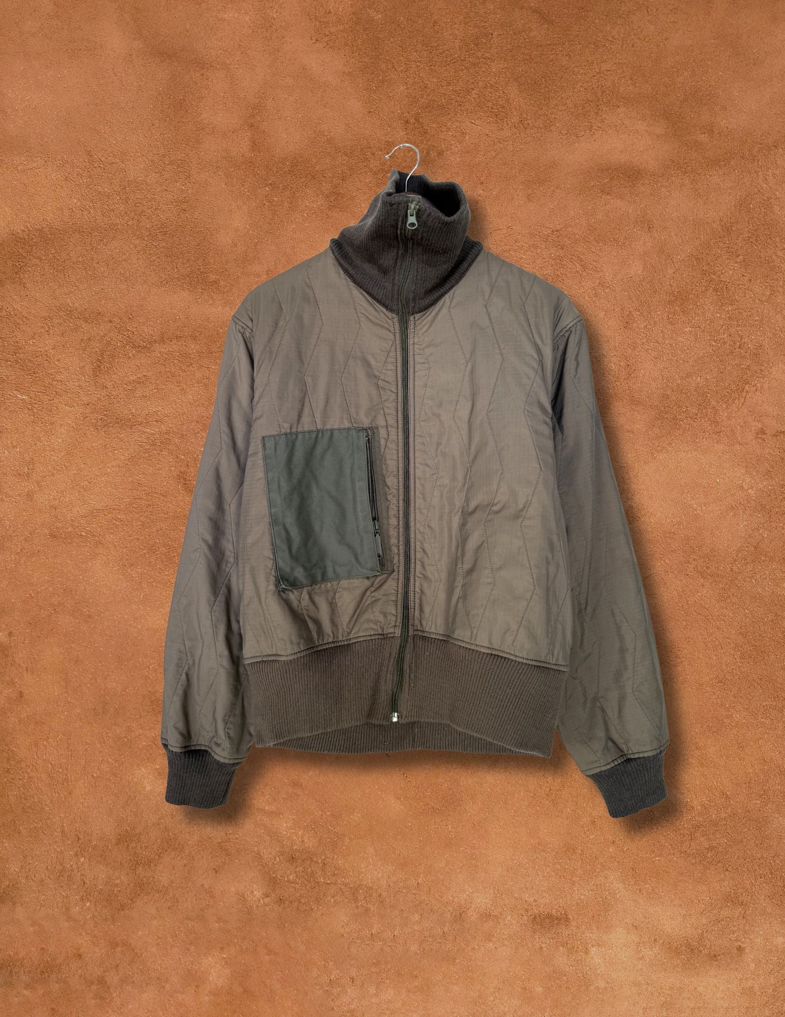 Vintage Military German Quilted Jacket 48