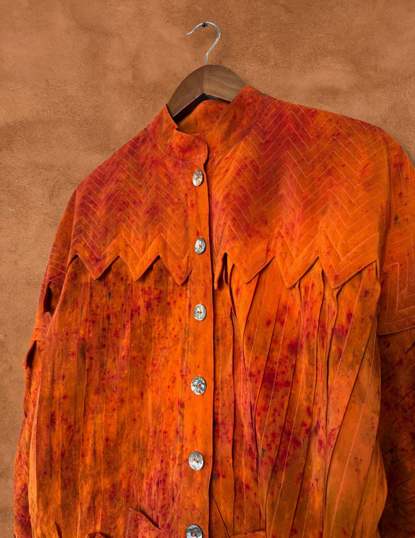 Upcycled Vintage 80s Silk Jacket