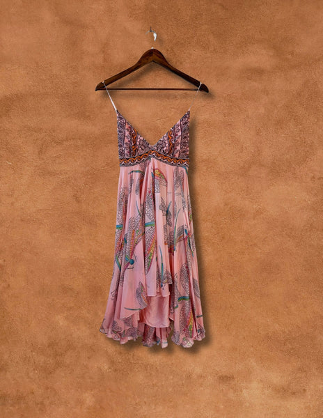 matthew williamson silk dress Matthew Williamson Celestial Glamour Star Silk Dress A magical dream, this Matthew Williamson Runway piece drifts somewhere between celestial fantasy and beautiful bohemia. Weightless layers float around the body like a sunset