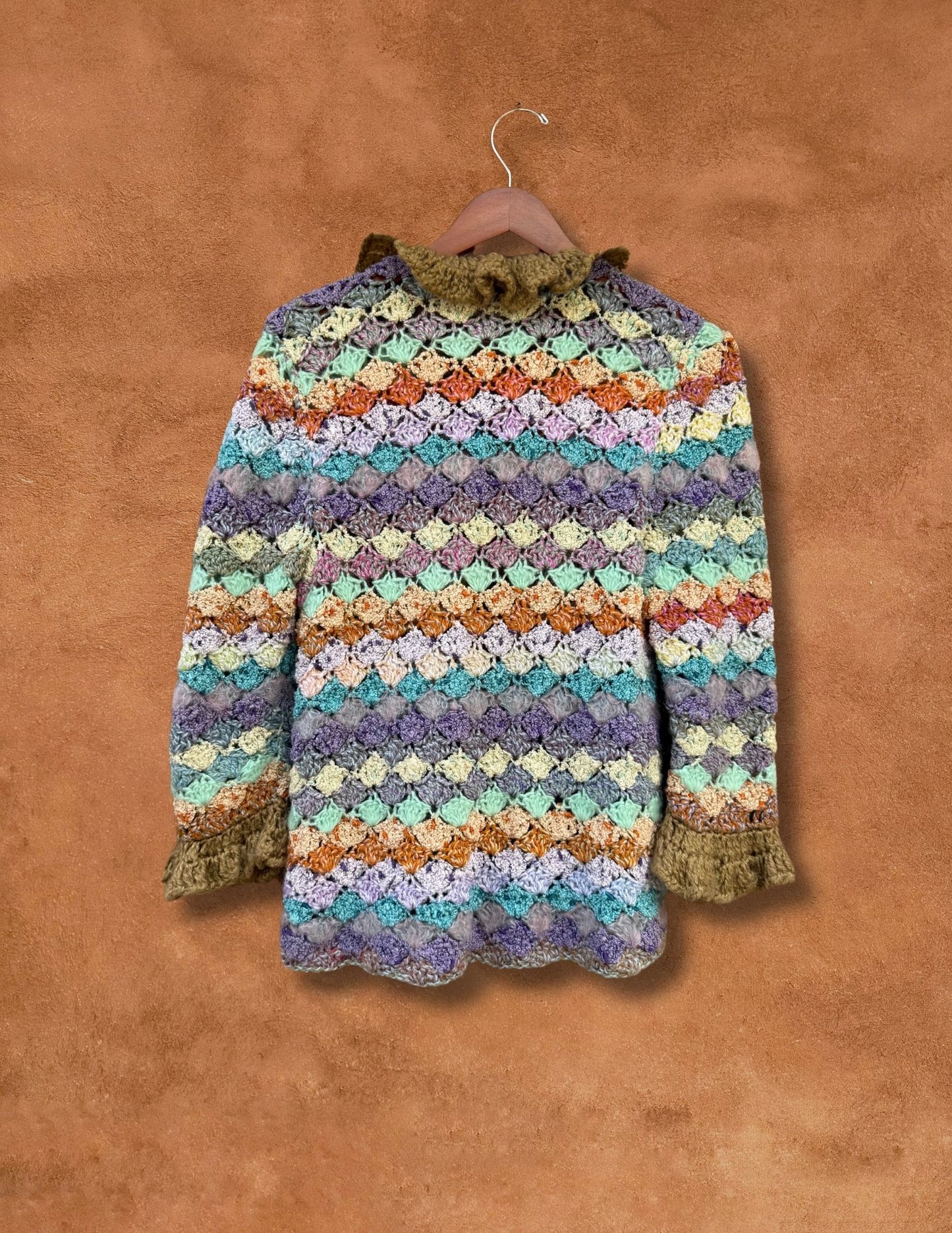Vintage 80s Multicolor Stripe Sweater