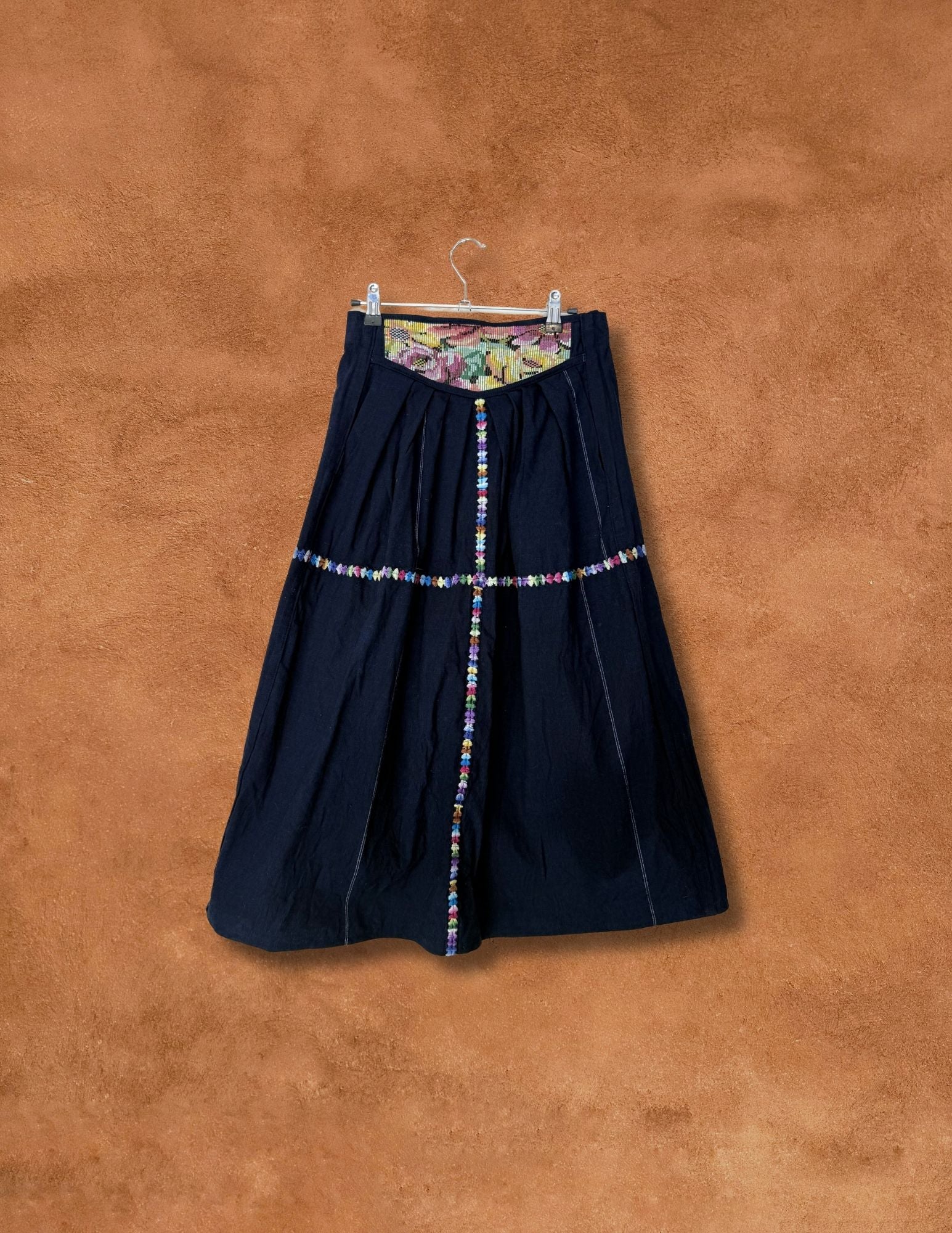 Vintage 70s Guatemalan Skirt 27 x 33
