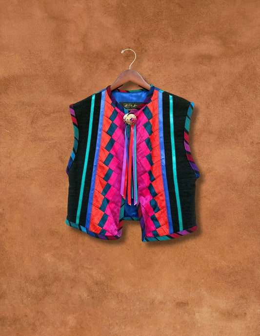Vintage 80s Artwear Vest