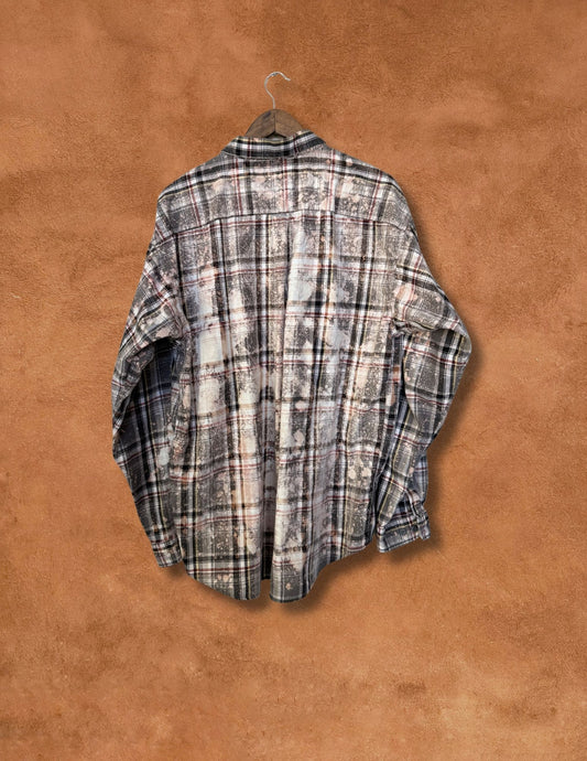 Upcycled Vintage Plaid Poplin Patagonia Shirt - 48 x 31