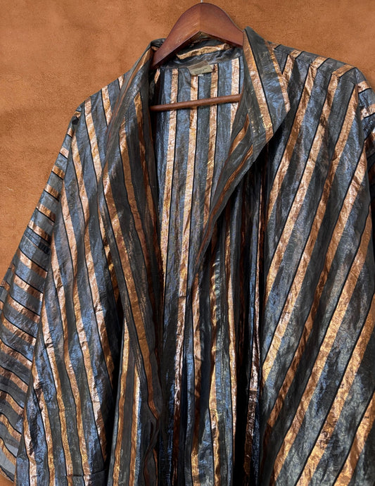 Vintage Krizia Silk Metallic Tunic