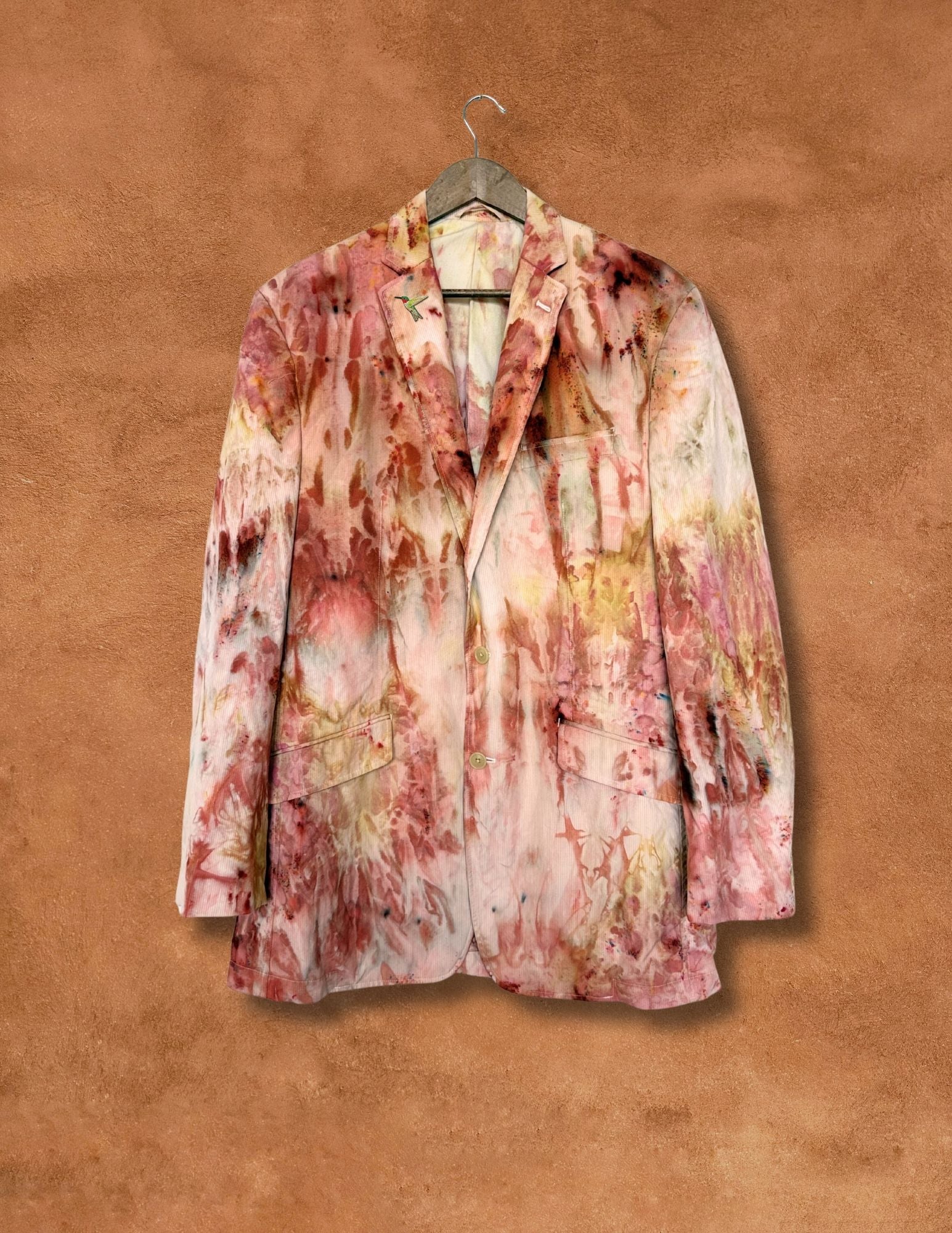 Upcycled Vintage Cotton Menswear Blazer 46 x 33