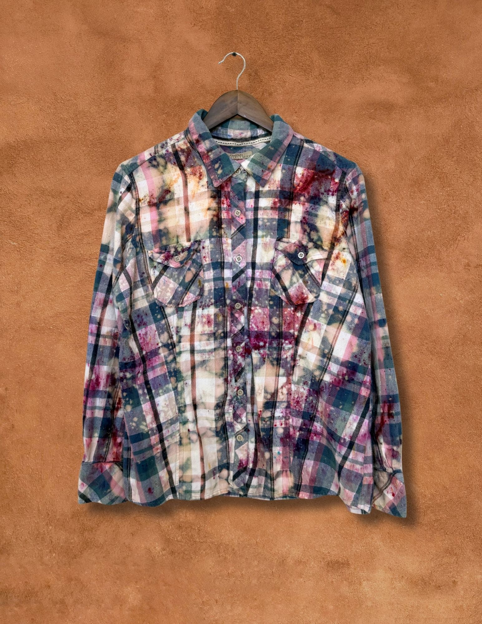 Upcycled Vintage Plaid Flannel Shirt - 20 of 44