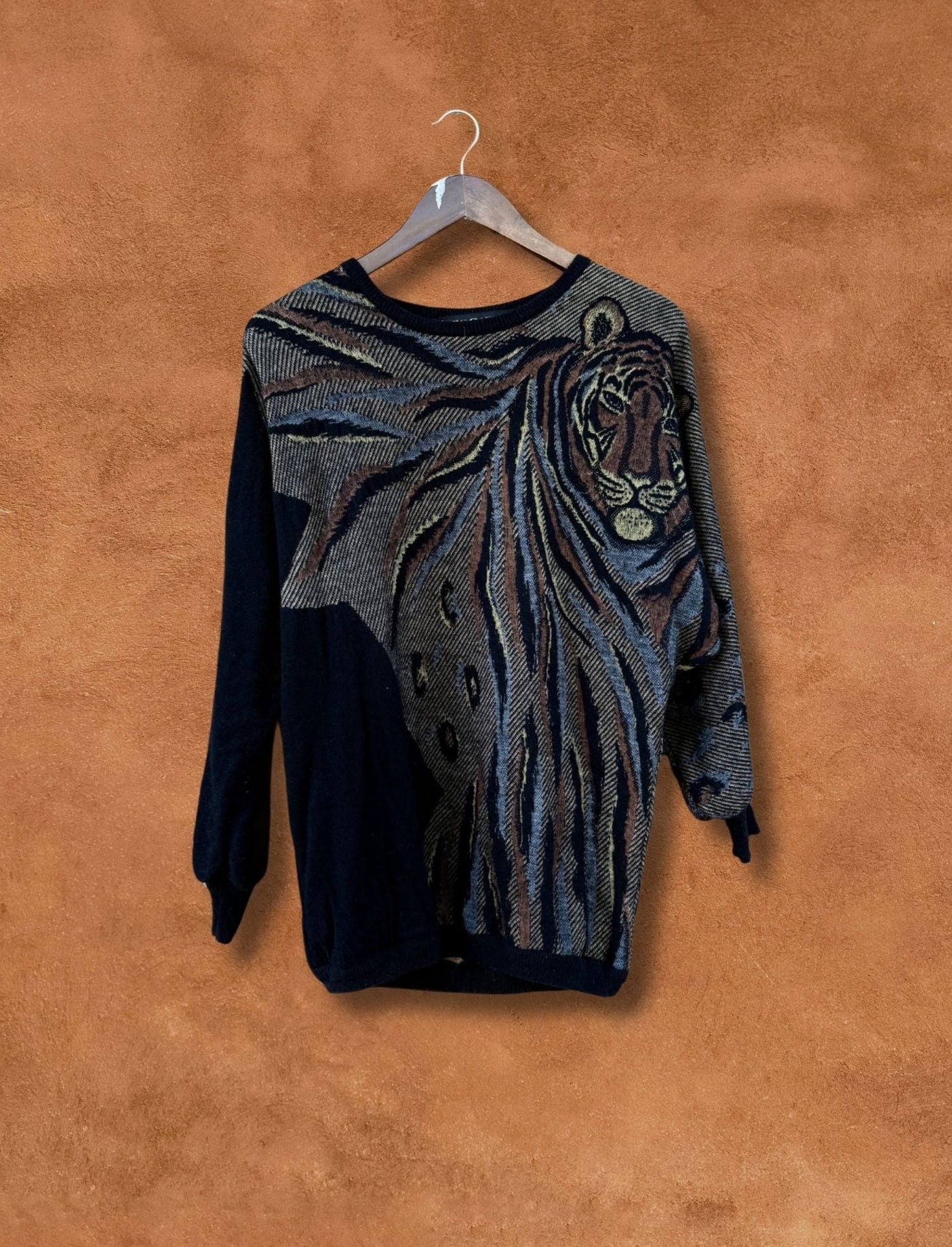 Vintage 80s Tiger Sweater
