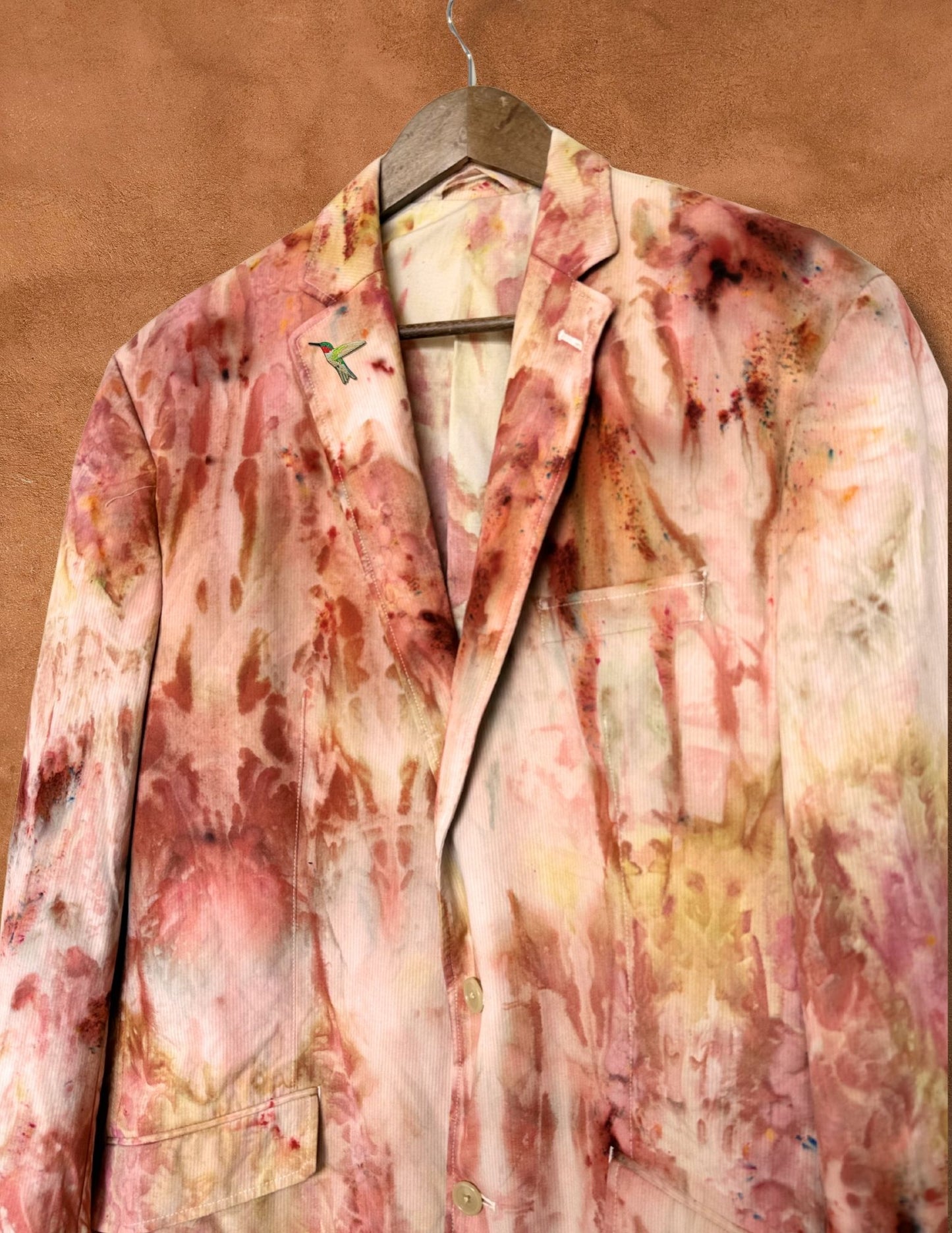 Upcycled Vintage Cotton Menswear Blazer 46 x 33