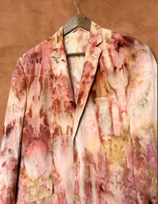 Upcycled Vintage Cotton Menswear Blazer 46 x 33