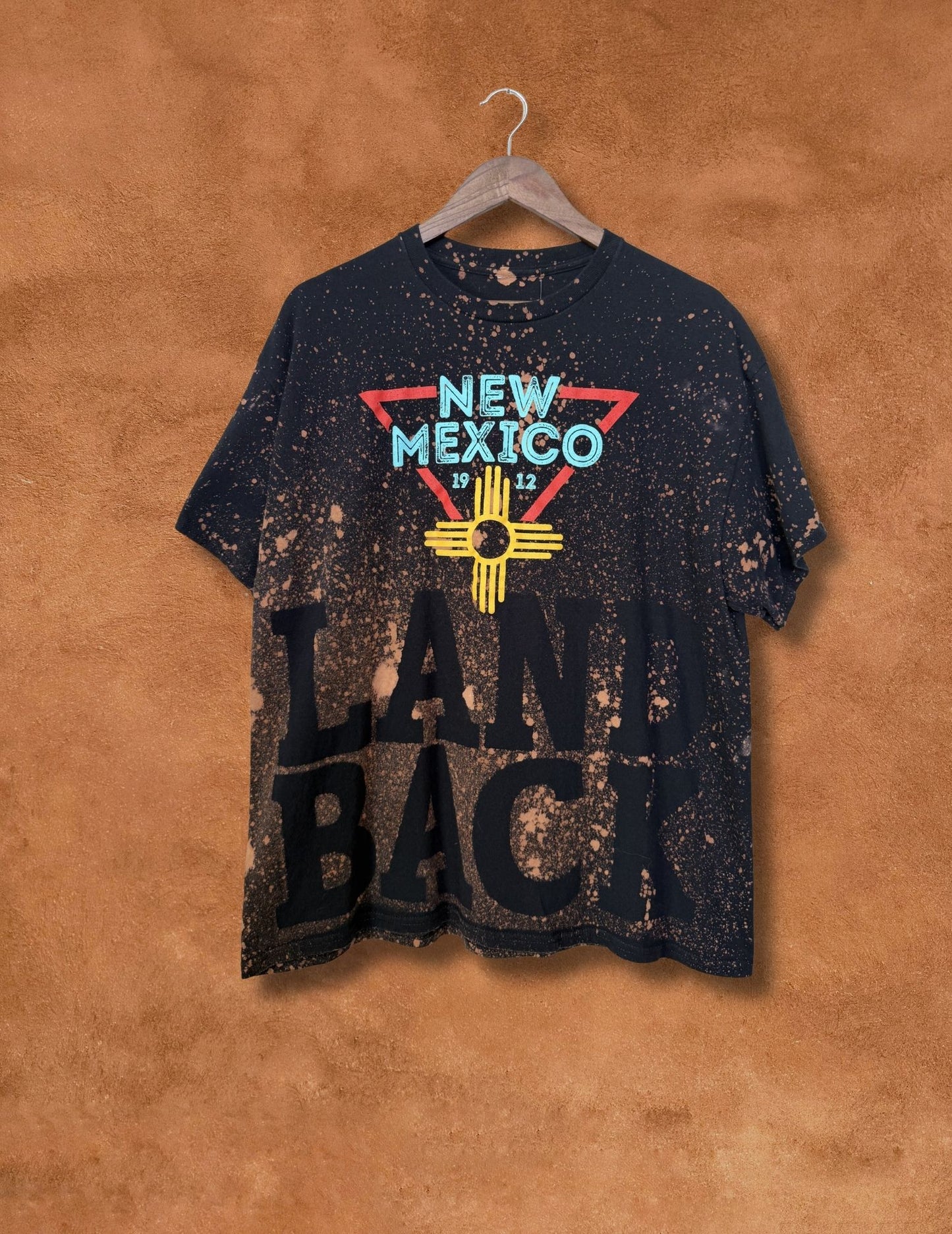 Upcycled Vintage Tee- Land Back 48 x 28