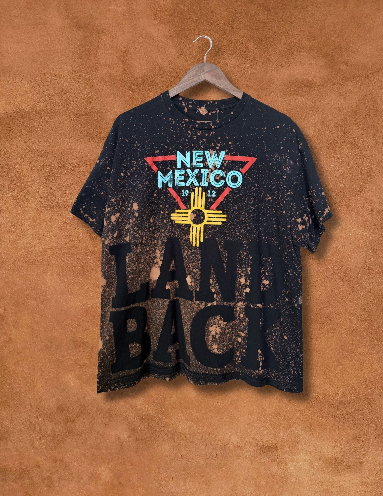 Upcycled Vintage Tee- Land Back 48 x 28