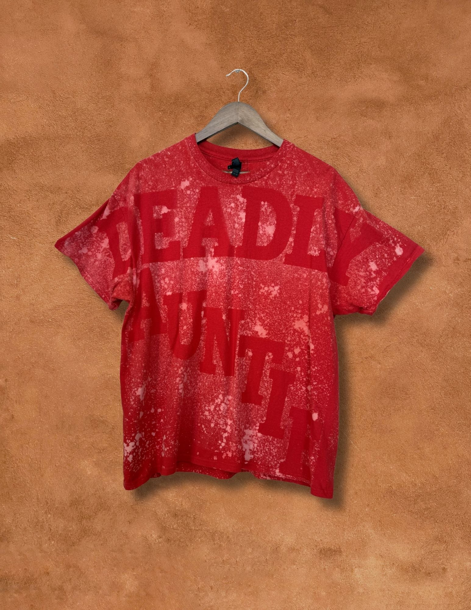 Upcycled Vintage Tee- 46 x 28  Deadly Auntie