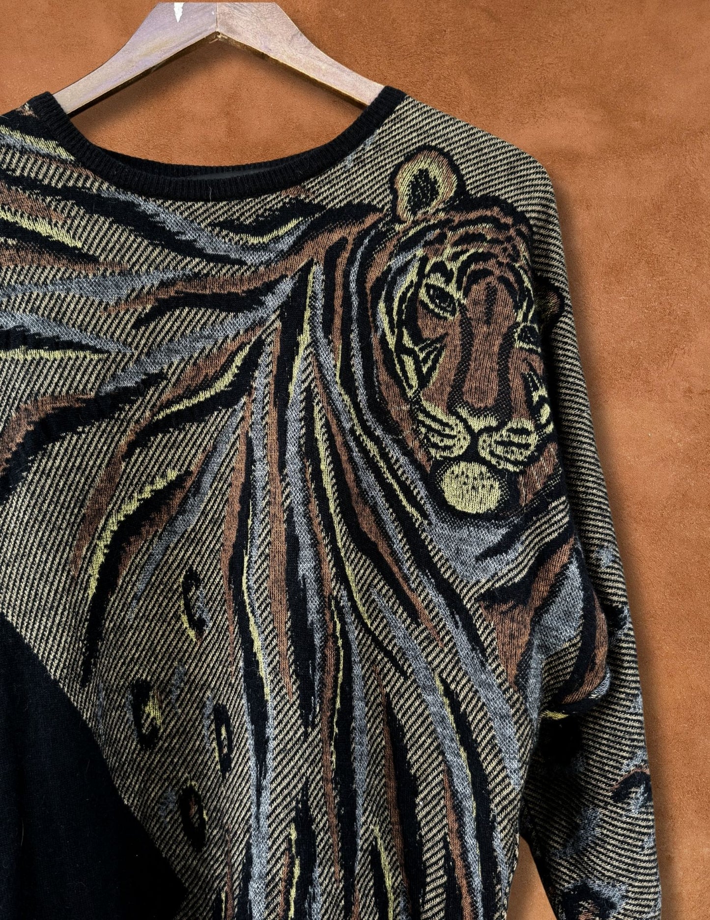 Vintage 80s Tiger Sweater