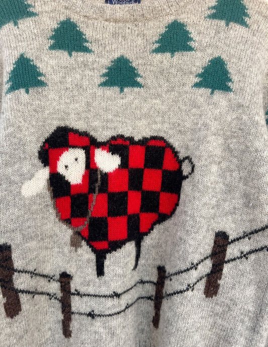 Vintage 80s Sheep Sweater