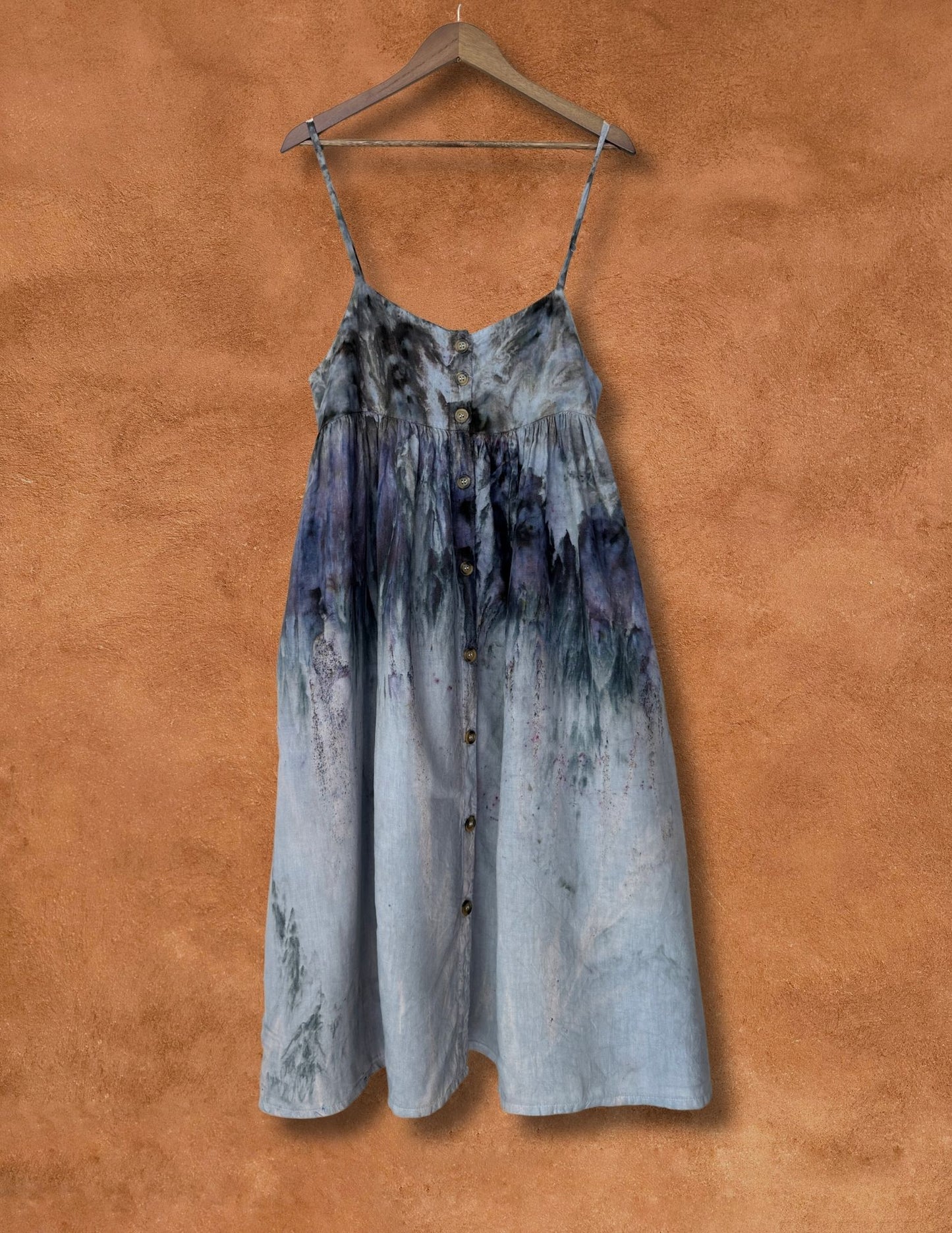 Upcycled Vintage Linen Slip Dress 38 x 37
